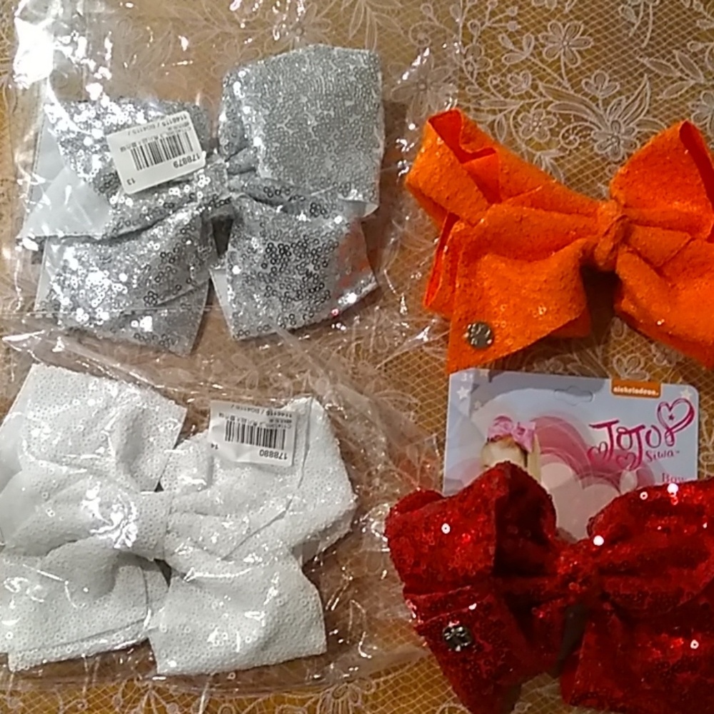 Girl's 4pcs Hair Bows